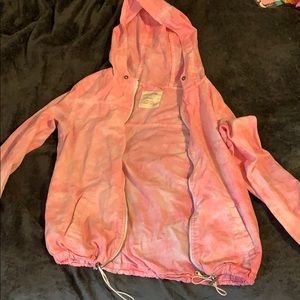 Pink lightweight coat